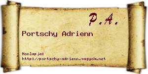 Portschy Adrienn névjegykártya